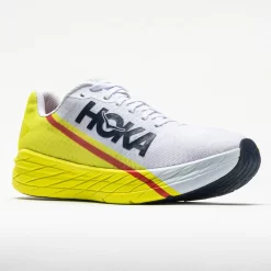 Hoka One One Rocket X Unisex White/Evening Primrose 10 Hoka One One Rocket X Unisex White/Evening Primrose -Discover Hoka One One's Fashion Footwear 046959 5