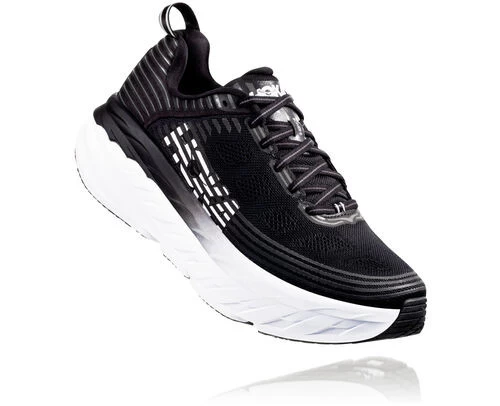 HOKA ONE ONE Bondi 6 BLACK Marathon Running Shoes 1019269-BLK 1 HOKA ONE ONE Bondi 6 BLACK Marathon Running Shoes 1019269-BLK