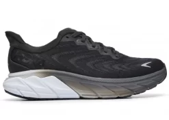 HOKA ONE ONE Arahi 6 - Men's Running Shoes - Black / White