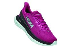 Women's Hoka One One Mach 4 Pink Fuchsia Black Running Shoes