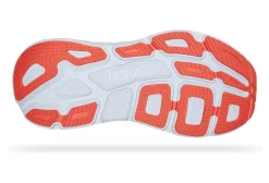 Hoka One One Bondi 7 Large 2E Running Shoes Blue Red Women -Discover Hoka One One's Fashion Footwear 218699361c9e3e7e86313.53273745