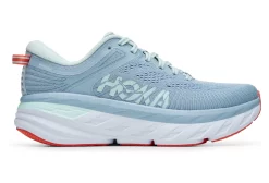 Hoka One One Bondi 7 Large 2E Running Shoes Blue Red Women -Discover Hoka One One's Fashion Footwear 218699361c9e3f3458499.69331902