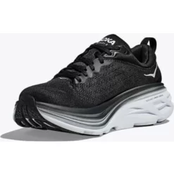 Hoka One One Bondi 8 M - Black/White -Discover Hoka One One's Fashion Footwear Hoka One One Bondi 8 M Black White 1