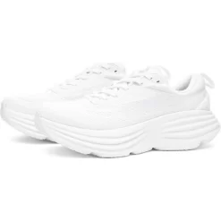 Hoka One One Bondi 8 W - Triple White -Discover Hoka One One's Fashion Footwear Hoka One One Bondi 8 W Triple White 1