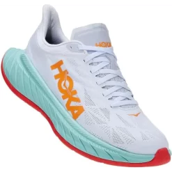 Hoka One One Carbon X 2 W - White/Blazing Orange